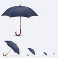 Auto Open Holzgriff Straight Umbrella (BD-34)